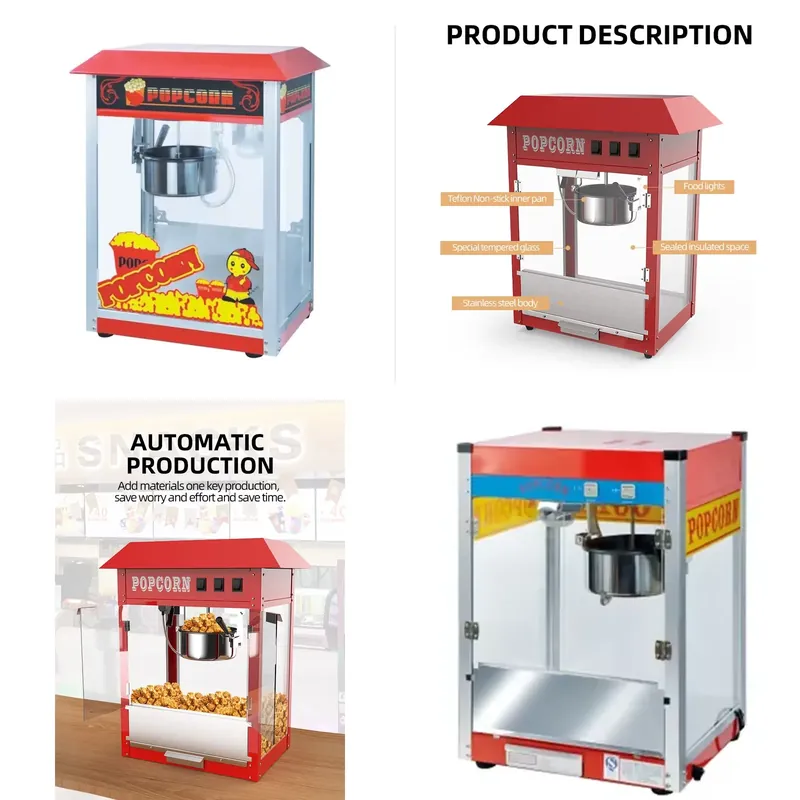 Popcorn - Wholesale Price Industrial Commercial Popcorn Machine