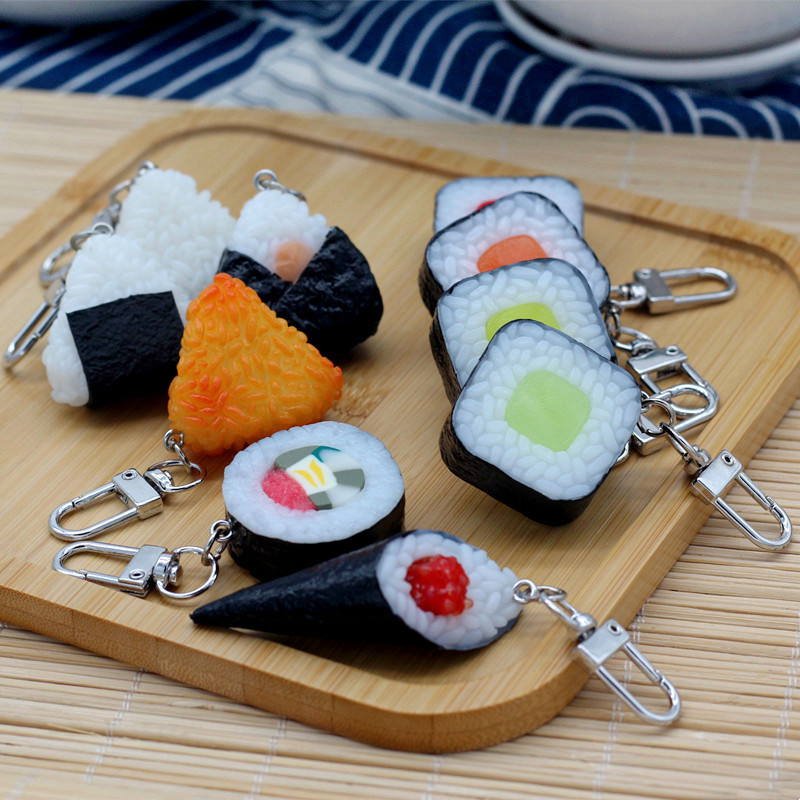 Simulated Food Pendant PVC Sea - Seaweed Snack ulasan dan harga