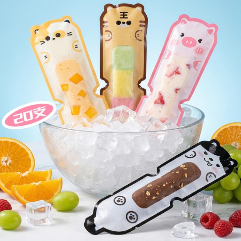 20 Pcs Cute Cartoon DIY Ice Po - Healthy Snacks Food ulasan dan harga
