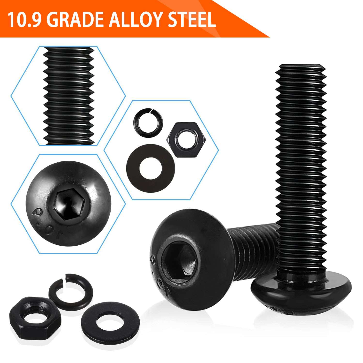 1705PCS Hex Button Head Screw  - Nuts Mix ulasan dan harga